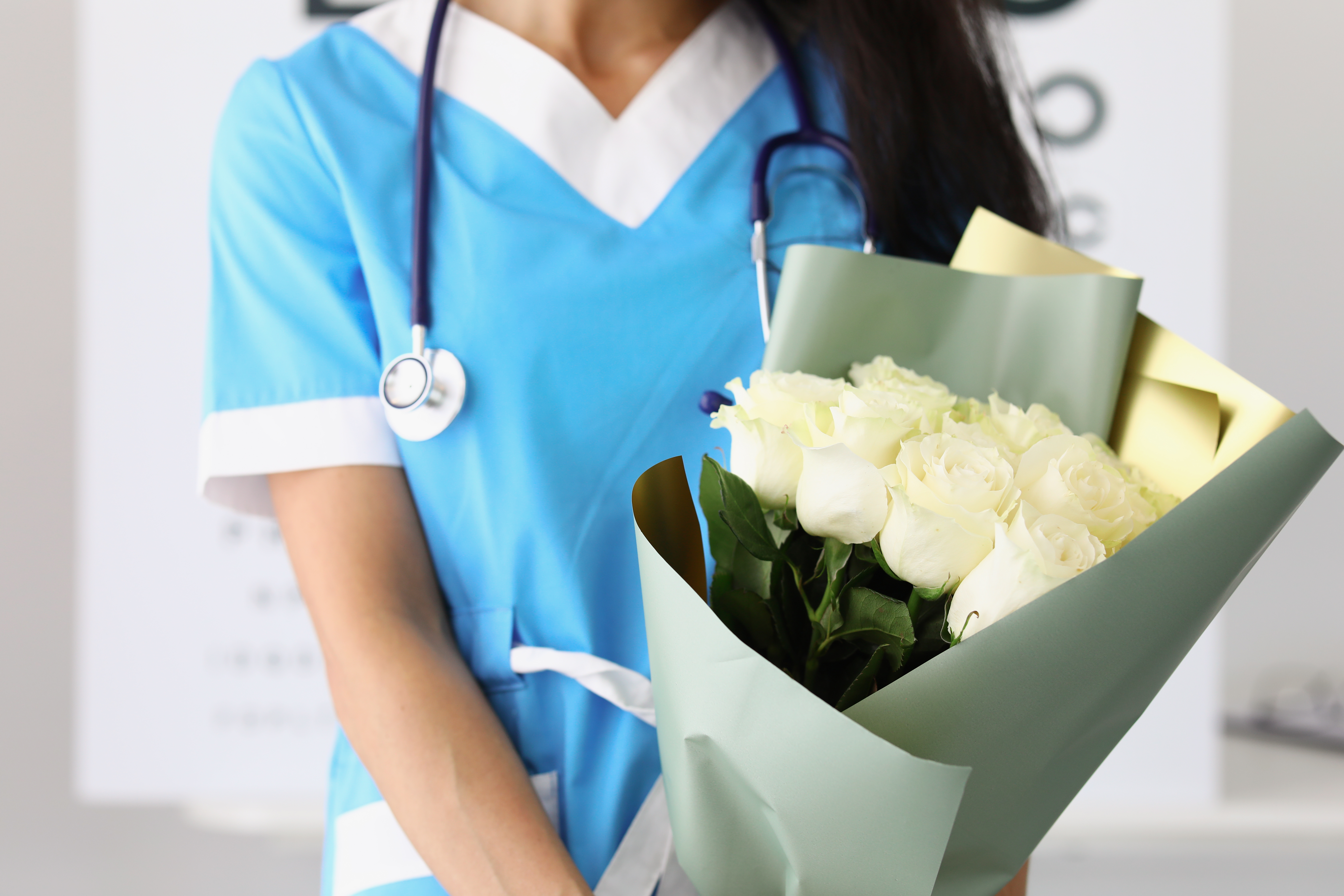 White Roses Bouquet