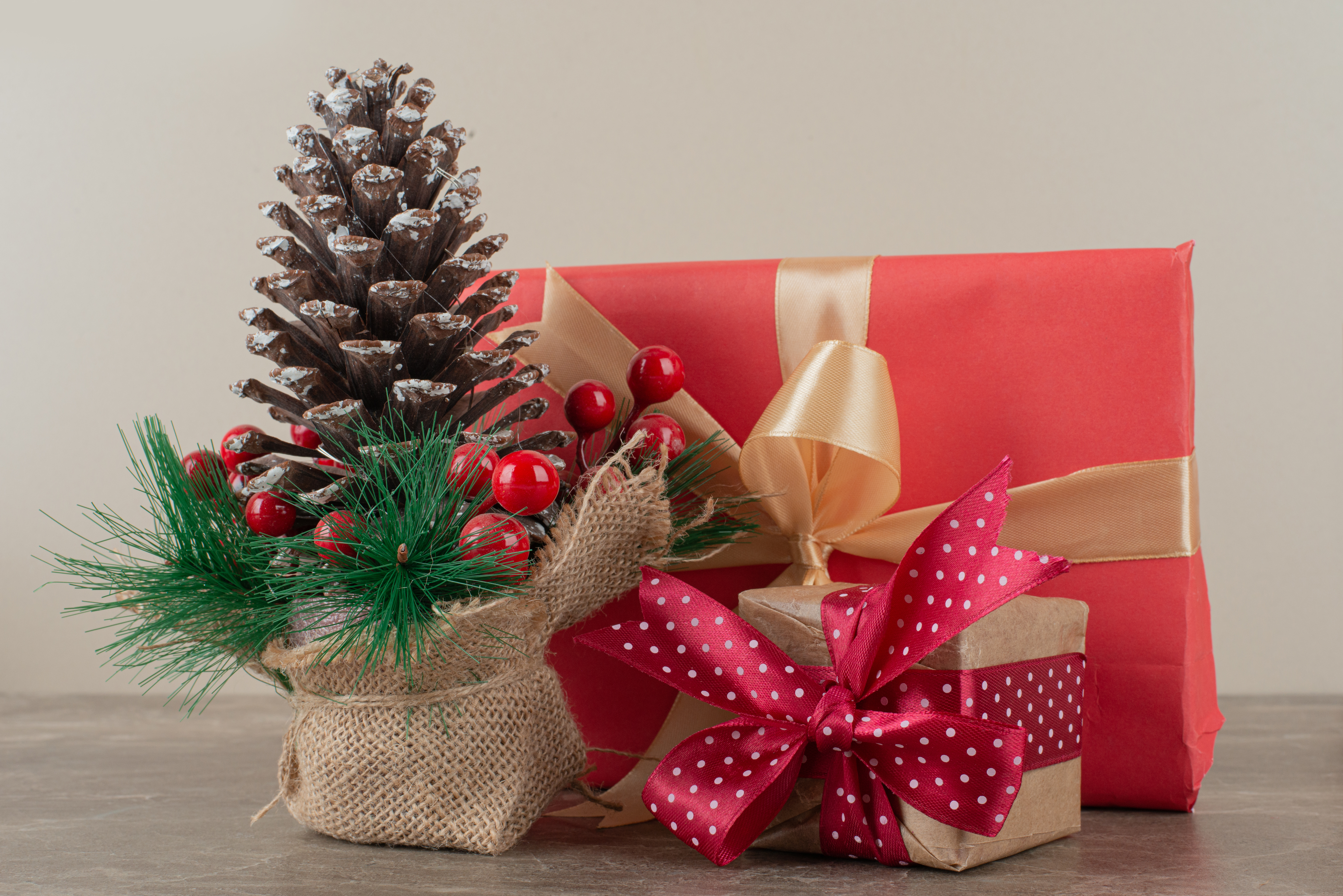 Decorated Pinecone
